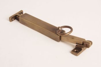 Window stop 150mm bronze antique swing away