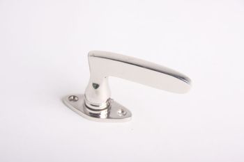 Window handle 85mm L handle shiny nickel 7mm