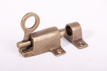 Window snap for drop window bronze antique 67mm