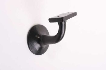 Handrail handrail bracket for flat handrail black cast iron blind mounting