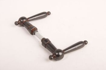 Classic rural door handle cast iron rust per pair without rosettes