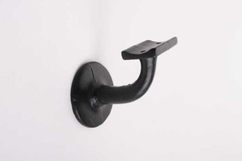 Handrail handrail bracket for round handrail black cast iron blind mounting