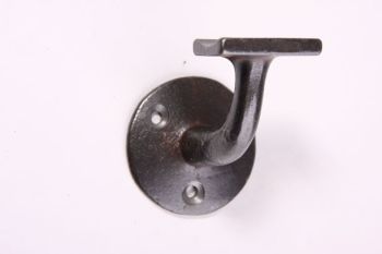 Support for banister rust or black with three holes