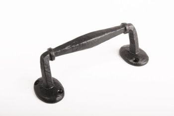 Handle brut cast iron black, rust or tin color 160mm