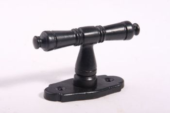 Window handle 92mm black 7mm