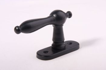 Window handle country cast iron black 7mm pin