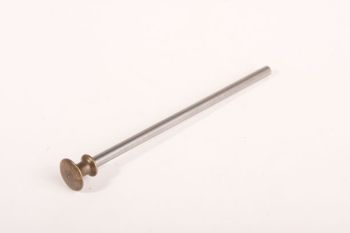 Window pin 5mm with round flat knob bronze antique 15mm