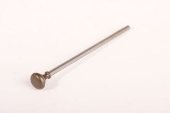 Window pin 5mm with round knob bronze antique 16mm