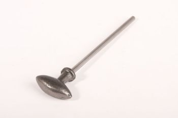 Window pin 5mm with pointed knob tin color 36mm