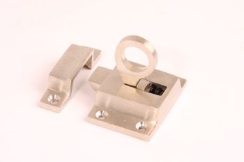 Window snap for drop window brushed nickel 57x38mm