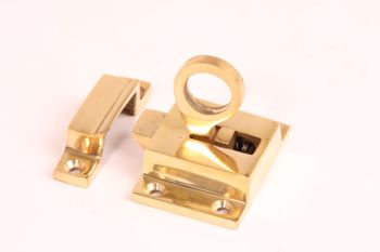 Window snap for drop window Brass polish 57x38mm