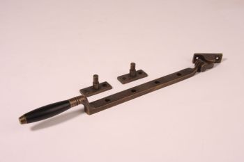 Window closer turn window barrel model bronze antique ebony 33cm - 8mm