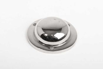 Cover cap or nut cap round 42mm chrome, nickel or bronze antique