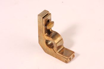 Stair rod holder folding eye 10mm bronze antique