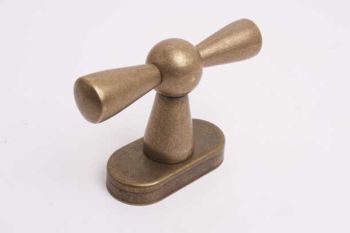 Window handle vault handle T-shape bronze antique for turn-tilt windows