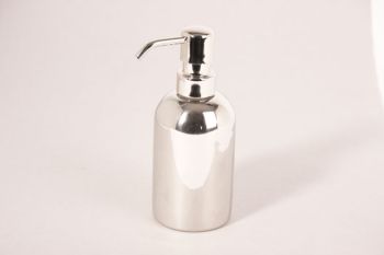 Soap dispenser stainless steel polished - pump shiny