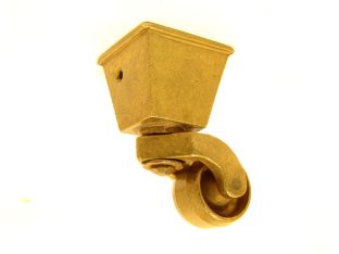 Wheel antique bronze square 32mm/68mm