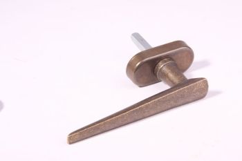 Window handle Art Deco bronze antique for tilt and turn windows