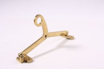 Window closer swing window overhead light 170mm polished brass