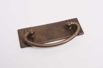 Drawer handle for classic furniture bronze antique 95 mm
