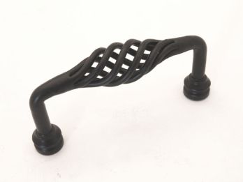 Handle wire handle iron black, tin color or rust drill size 96mm