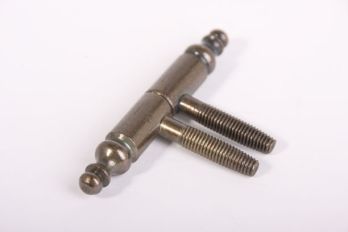 Hinge 13mm bronze antique with decorative knob