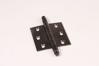 Hinge black 63mm for interior doors and windows with decorative knob