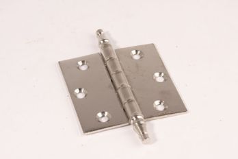 Hinge vase head 76x76 nickel for interior doors with vase knob