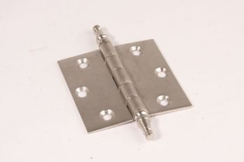 Hinge brushed nickel 76x76mm with vase head