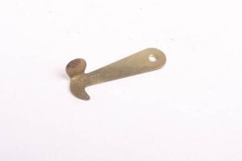 Table top hook yellow galvanized 61mm table hook 1x left and 1x right