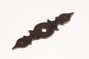 Back plate 28mm rust for knob 104mm long