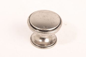 Button silver antique round with rim round 35mm,30mm,25mm or 20mm