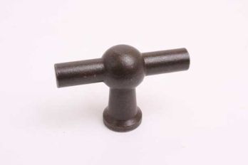 Faucet knob cast iron chemin de fer rust or tin color 55mm