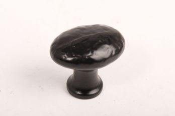 Knob oval black 51mm robust