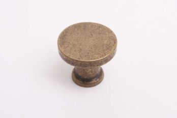 Round knob retro twenties bronze antique 27mm