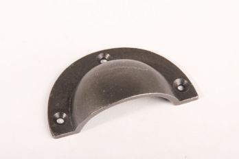 Handle metal gray (tin color) 65mm bowl handle