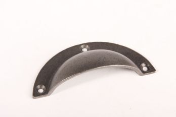 Bowl handle - handle metal gray (tin color) 85mm