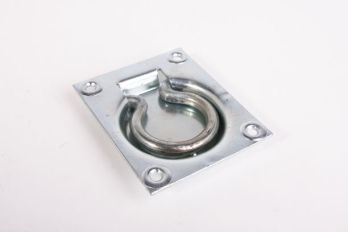 Handle recess white galvanized/galvanized 92x77mm