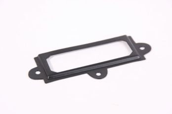 Label holder black 37x93mm + 3x 3,0x16mm ball head