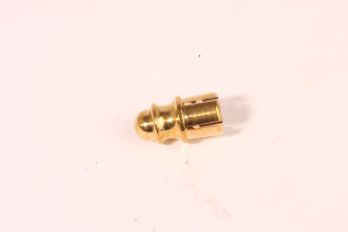 Stair rod end cap brass polish or bronze antique 9mm per 2 pieces