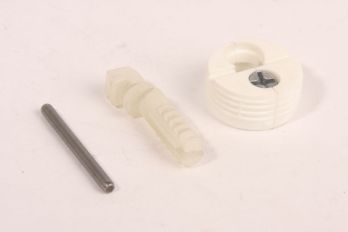 Corpus connector with dowel and spreader pin Blum set 8x White
