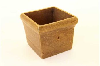 Furniture foot square bronze antique for furniture legs 31mm - 32mm