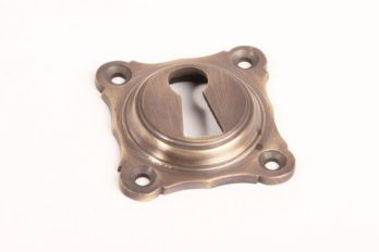 Key rose 42mm bronze antique or nickel with keyhole