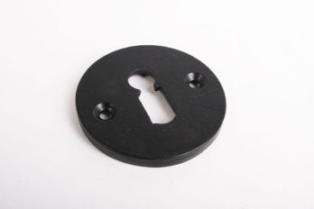 Key insert black round 50mm for standard key