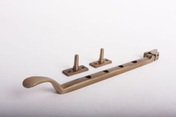 Window stay for pivot window 20s bronze antique 255mm - 8mm