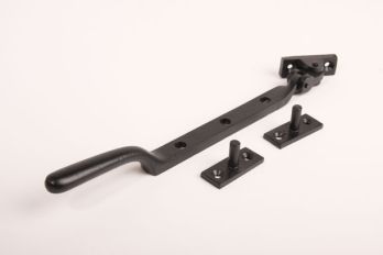 Window closer Dudok cast iron black 275mm - 8mm