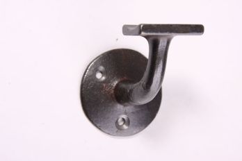 Support for banister rust or black with three holes