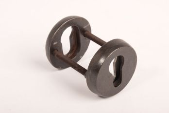 Rosette for profile cylinder locks 52mm security hardware cast iron rust