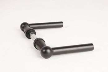 Door handle railroad cast iron black Chemin de Fer LL