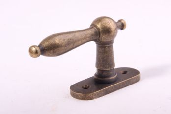 Country window handle 100mm bronze antique with 7mm pin